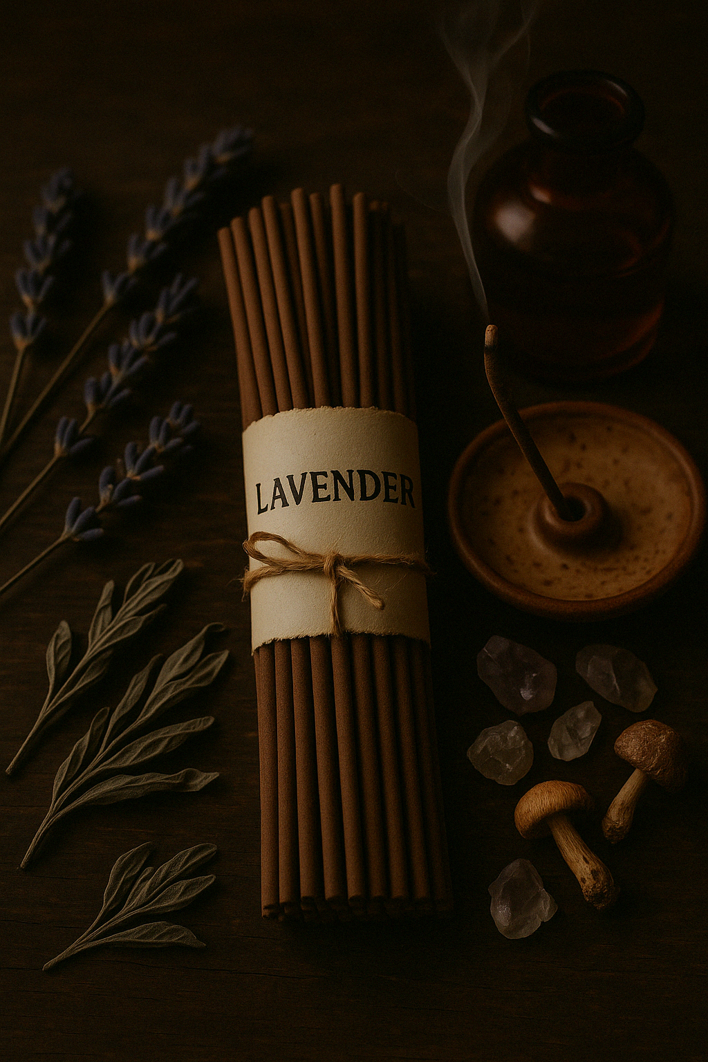 Lavender – Calming Clarity Incense (5 Short Sticks)