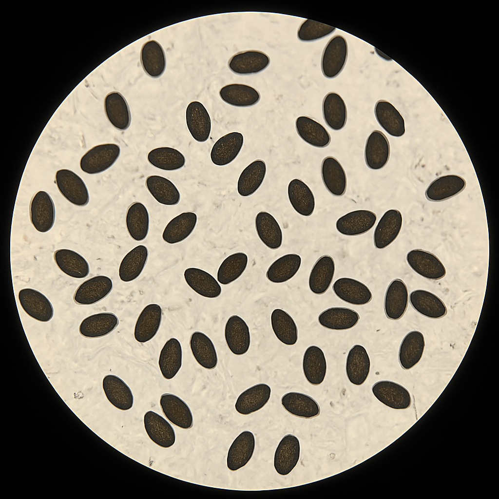 B+ Microscopy Sample – Spore Print (For Microscopy Use Only)